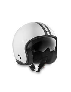 CASCO MOTO GUZZI STRIPES BIANCO
