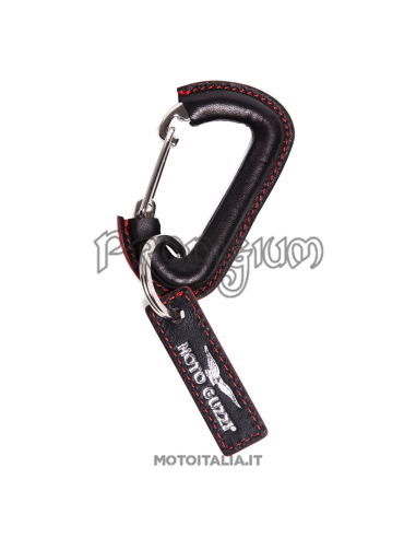 PORTACHIAVI SCRITTA ARGENTO MOTO GUZZI