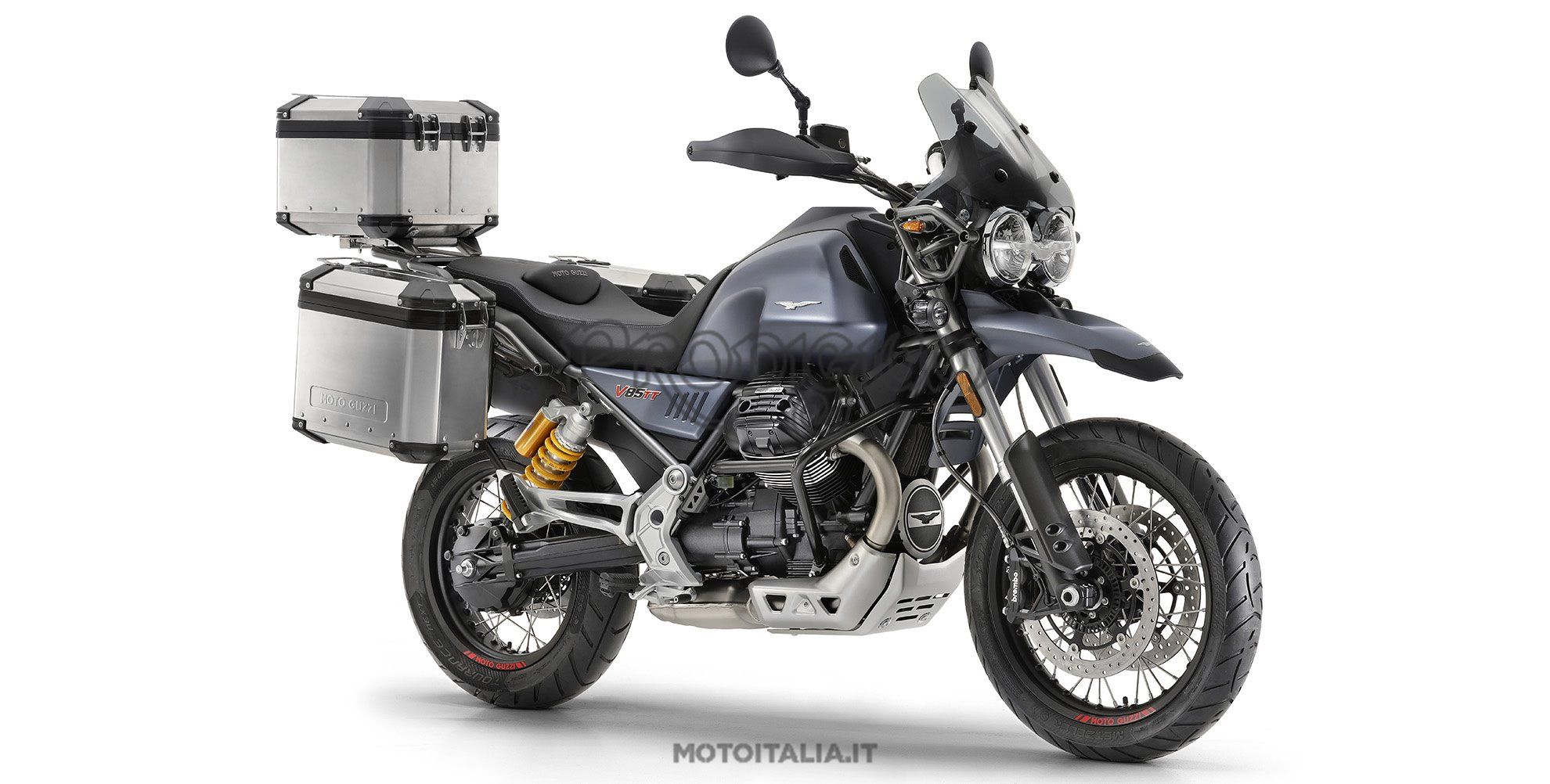 KIT VALIGIE IN ALLUMINIO PER V85TT MOTO GUZZI2S001301Bauli e Vali