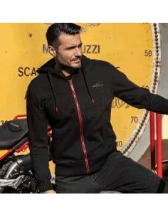 FELPA "TT" NERO UOMO MOTO GUZZI