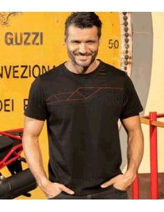 T-SHIRT "TT" NERO UOMO MOTO GUZZI