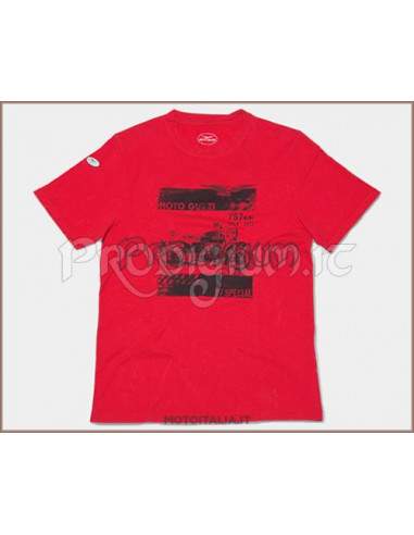 T-SHIRT V7 VINTAGE ROSSO UOMO MOTO GUZZI