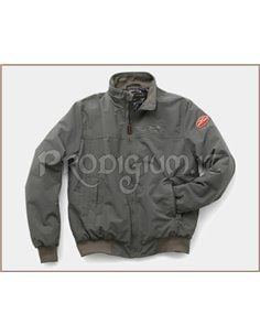 TECHNICAL FABRIC JACKET OLIVE MAN MOTO GUZZI