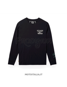 T-SHIRT LS UOMO COL. NERO MOTO GUZZI X TIMBERLAND®