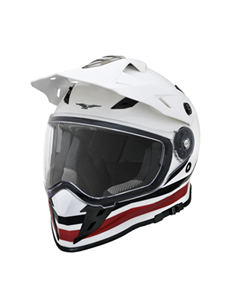 ADV TOURING HELMET - WHITE MOTO GUZZI