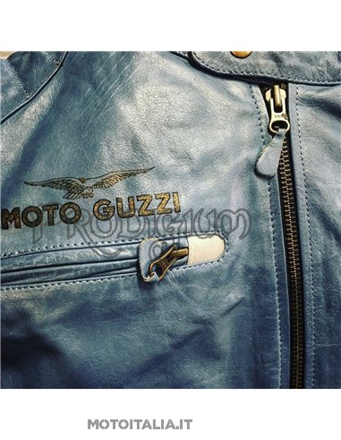 GIACCA IN PELLE NERA DA DONNA MOTO GUZZI Giacche Giubbotti