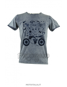 T-SHIRT MOTO GUZZI UOMO "CUSTOM PUZZLE"