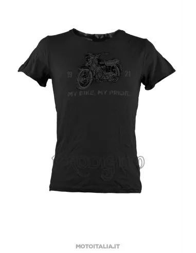 T-SHIRT MOTO GUZZI UOMO "MY BIKE MY PRIDE" NERA