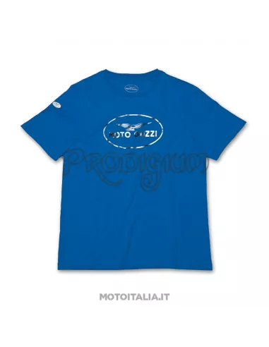 T-SHIRT MOTO GUZZI UOMO "ORIGINAL" BLUE