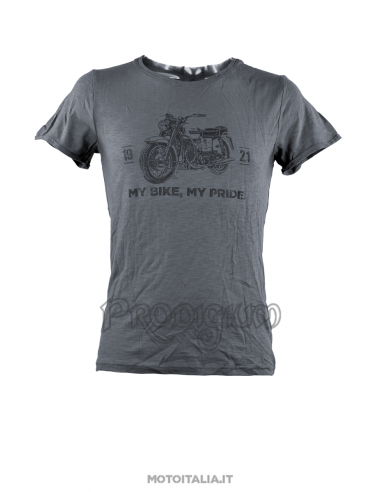 T-SHIRT MOTO GUZZI UOMO "MY BIKE MY PRIDE" BLUE