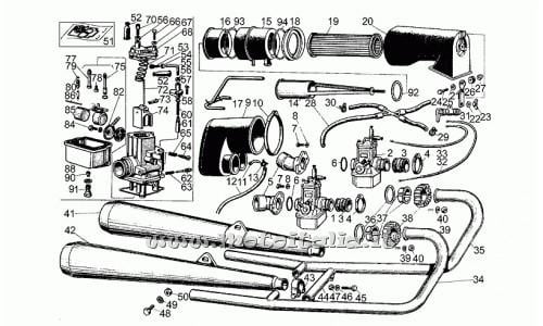 ricambio per Moto Guzzi V35 - V 50 Acc. Elettronica 350-500 1977-1980 - Rosetta 5,25x14x1,5 - GU95100059