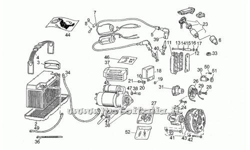 Parts Moto Guzzi V35-C - V 50 C-350 1982-1986 Electrical devices
