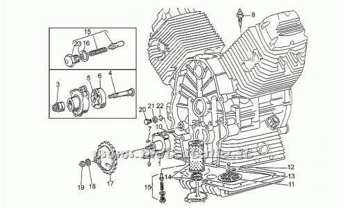 Moto Guzzi Parts-Police-PA-350 1992-2001 Oil Pump