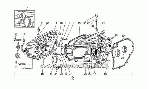 Parts Moto Guzzi-Carabinieri 1992-2001-PA-350 gearbox