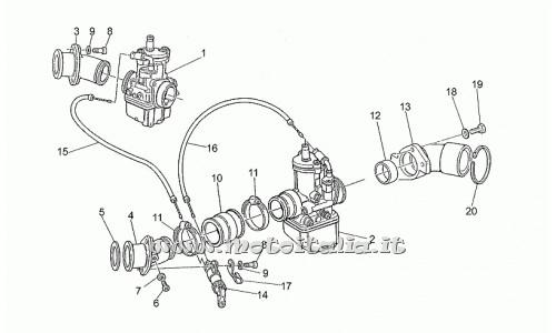 Moto Guzzi Parts Florida 350-1986-1990-Carburetors