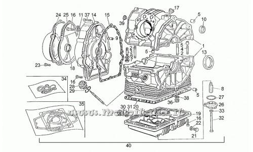 Moto Guzzi Parts Florida 350-1986-1990-Carter engine