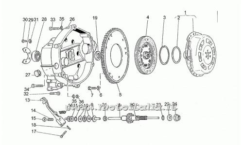 ricambio per Moto Guzzi Florida 350 1986-1990 - Rosetta zigrinata 6,4x10x0,7 - GU14217901