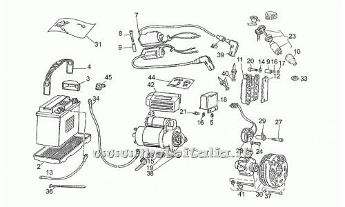Moto-Guzzi Parts Florida 350 from 1986 to 1990-Electrical Devices