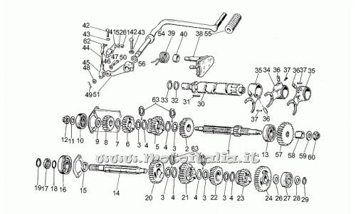 ricambio per Moto Guzzi II 350 1981-1985 - Rosetta 6,15x11x0,8 - GU95004206