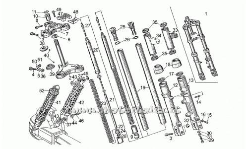Moto Guzzi Parts II-350-1981-1985 Suspension Ant.-post