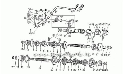 Parts Moto Guzzi 350-III from 1985 to 1987-Change