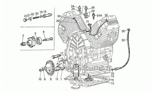ricambio per Moto Guzzi III 500 1980-1984 - Rosetta 10,5x16x1 - GU19149800