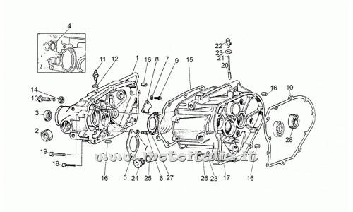 ricambio per Moto Guzzi III 500 1980-1984 - Rosetta zigrinata 6,4x10x0,7 - GU14217901