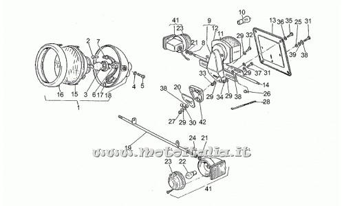 Motorcycle Parts Guzzi 650 Custom-1982-1985-Headlight