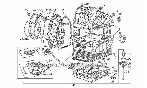 Moto Guzzi Parts Florida 650-1986-1992-Carter engine
