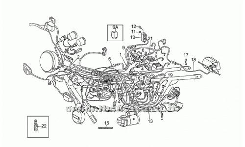 Ricambi Moto Guzzi-Florida 650 1986-1992-Impianto elettrico
