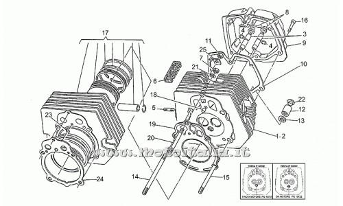 Moto Guzzi Parts-Police-PA NuovoTipo 1988-1995 650-Cylinder Head