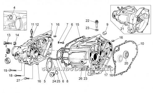 ricambio per Moto Guzzi V7 Racer 750 2011 - Coperchio cambio - 976605