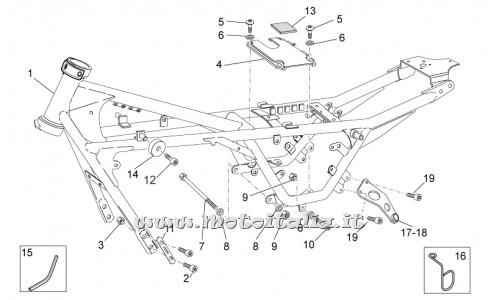 ricambio per Moto Guzzi V7 Racer 750 2011 - Dado M10x1,5 - GU92606210