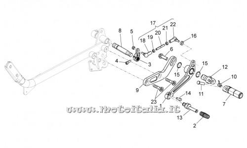 Parts Moto Guzzi V7 Racer 750-2012-2013-Shift lever