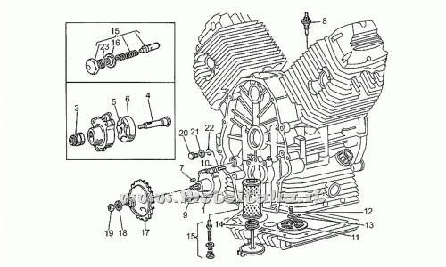 Moto Guzzi Parts PA-750 New Type Oil Pump-1996-2001