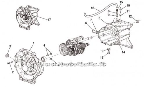 Parts Moto Guzzi Bellagio 940-2007-2013-gearbox
