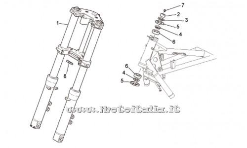 Parts Moto Guzzi Bellagio 940-2007-2013-The Front fork