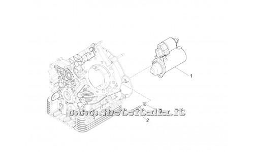 ricambio per Moto Guzzi California 1400 Custom ABS 2012 - 2013 - Rosetta 8,4X15X1,5 - GU95008208