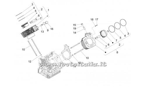 Motorcycle Parts Guzzi California 1400 Custom ABS-2012-2013-Cylinder - Piston