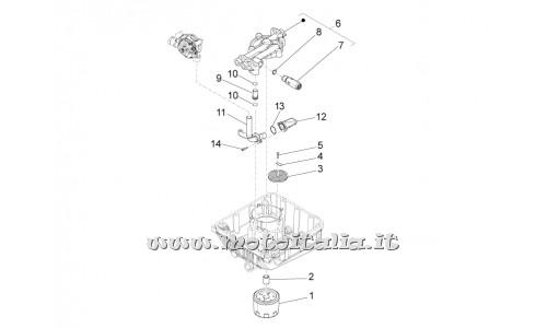 ricambio per Moto Guzzi California 1400 Custom ABS 2012 - 2013 - Valvola regolazione pressione olio - 876486