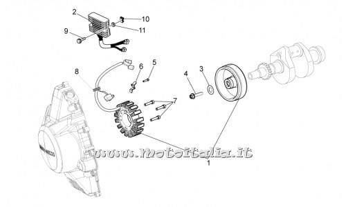 Moto-Guzzi V7 Racer Parts 750 2014 Alternator - Regulator