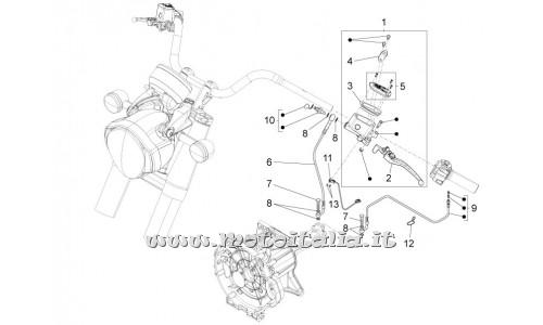 Ricambi Moto Guzzi-Eldorado 1400 MY15-Comando frizione