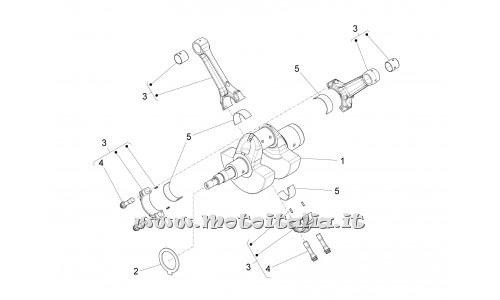 Parts Moto Guzzi Eldorado 1400-MY15-Crankshaft
