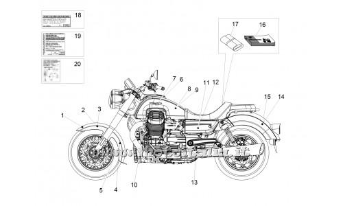 Moto Guzzi Parts-Eldorado 1400 USA MY 16-d�calco