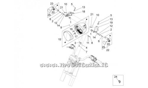 ricambio per Moto Guzzi Eldorado 1400 USA MY 16 - Rosetta 6,4x12,5* - AP8150178