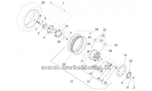 Moto Guzzi Parts-Eldorado 1400 USA MY 16-Rear Wheel
