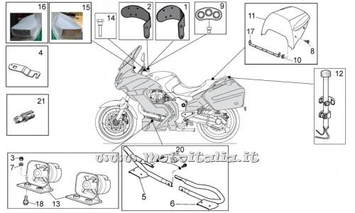 Parts Moto Guzzi Norge 1200-IE 8V Traffic Police 2014 Police-Special Equipment