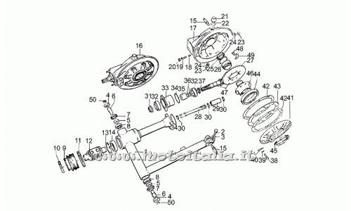 Moto Guzzi parts and derivatives Calif.-850 T3-T4-Pol. PA-CC-850 1979-1985-swingarm