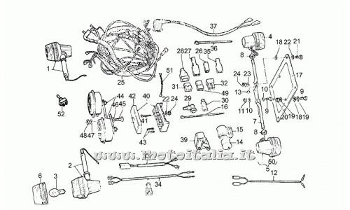parts for Moto Guzzi 850 T3-T4 and derivatives Calif.-Pol. PA-CC-850 1979-1985 - holder plate - GU10474600