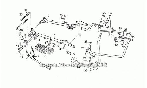 parts for Moto Guzzi 850 T3 and T4 derivatives Calif.-Pol.-850-CC-PA from 1979 to 1985 - Rosetta - GU95100142